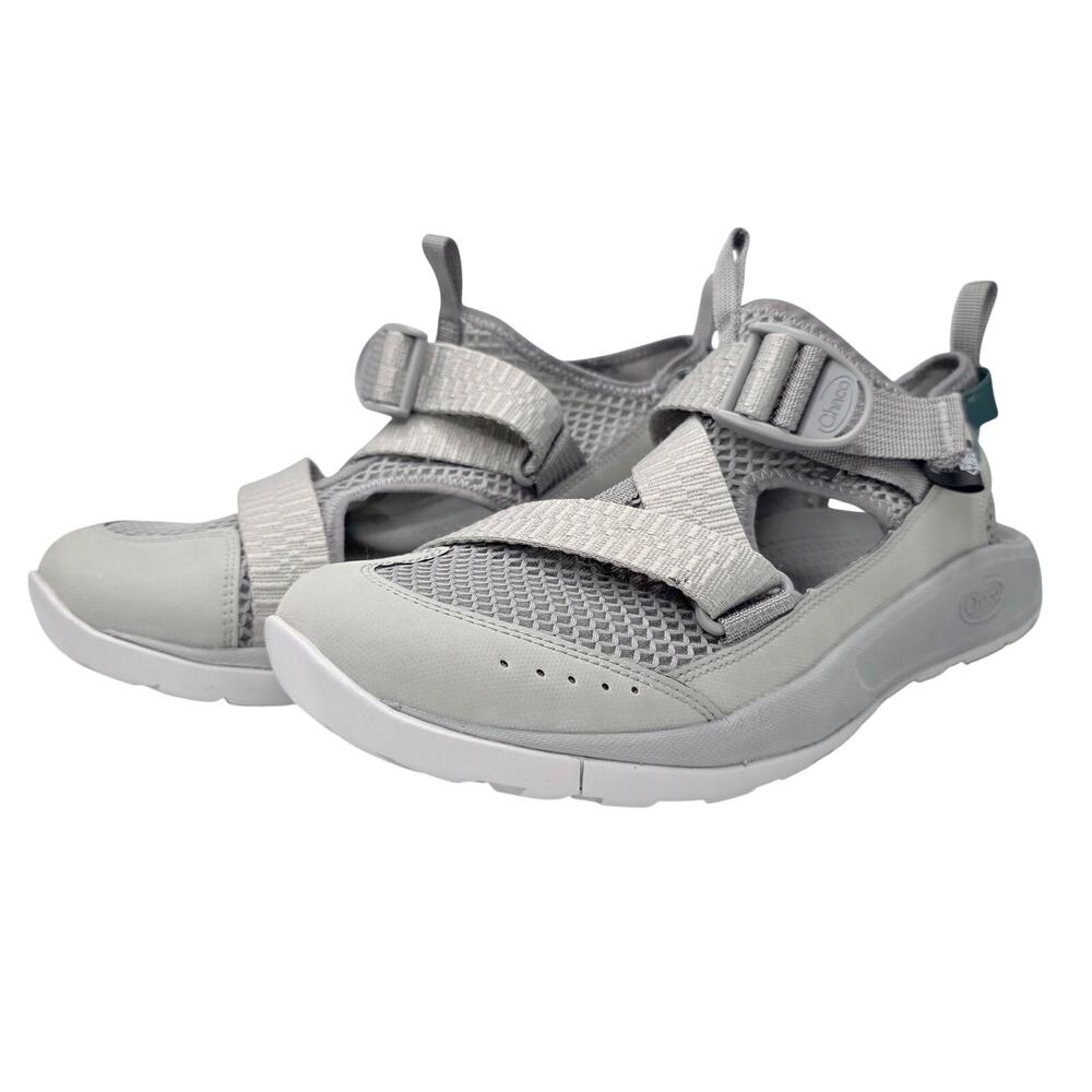 Chaco Odyssey Men 9 Gray Closed Toe Mesh Water Shoe Hiking Sandal Gorpcore Sport